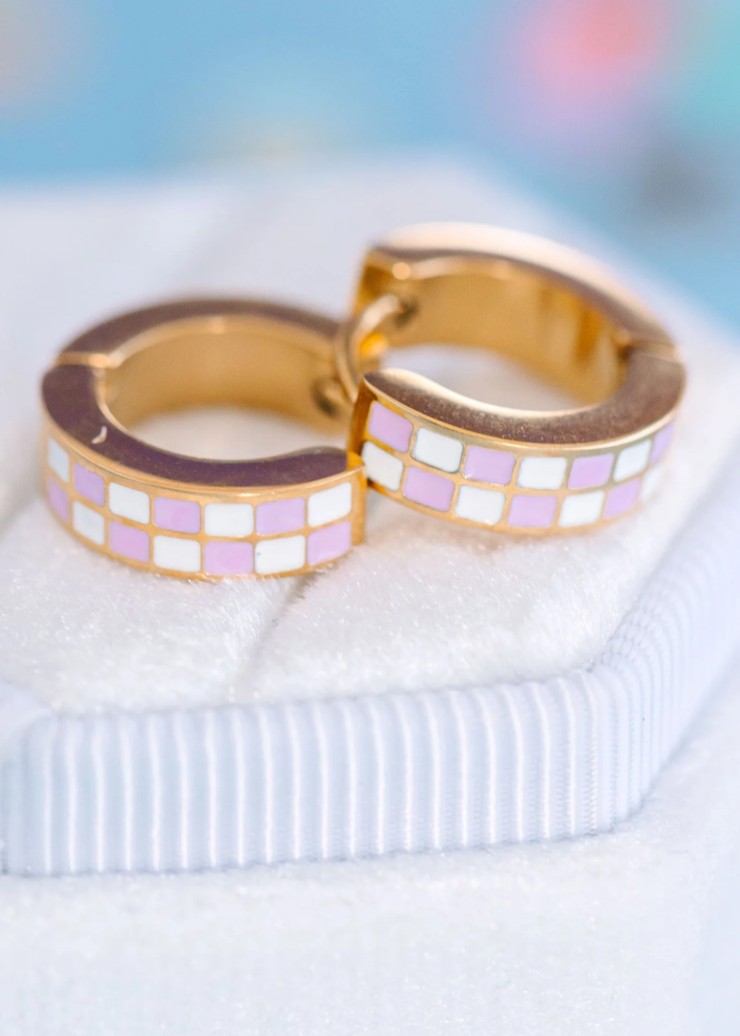 Lilac Checkered Huggies - Image 2