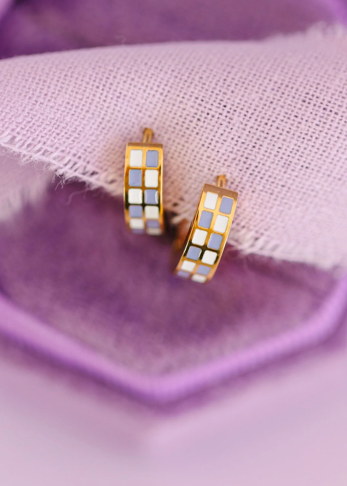 Periwinkle Checkered Huggies - Image 2